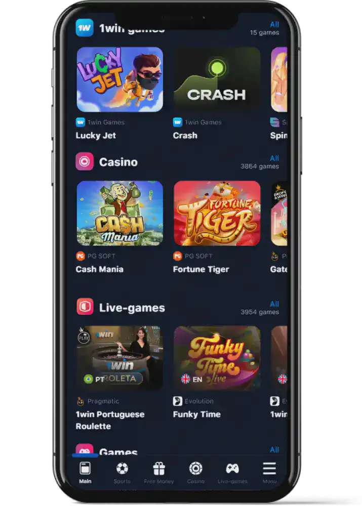 1win casino on mobile