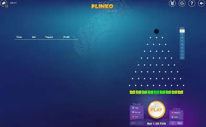 1win Plinko game in Malaysia