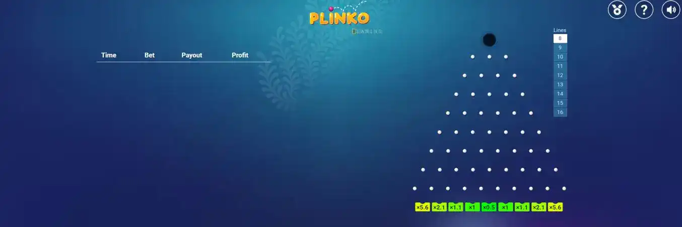 1win Plinko game demo in Malaysia