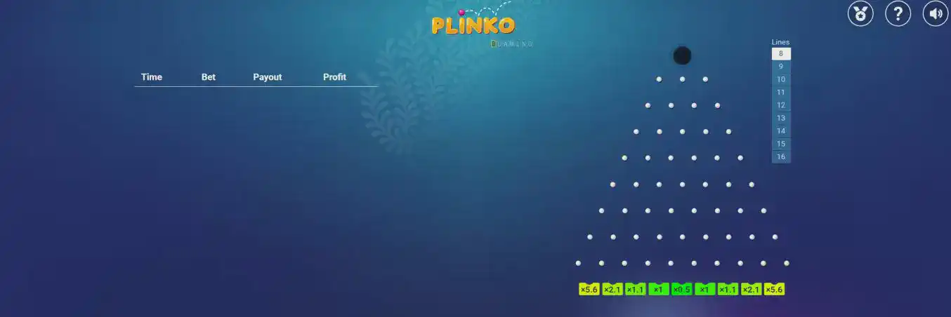 1win Plinko game demo in Malaysia